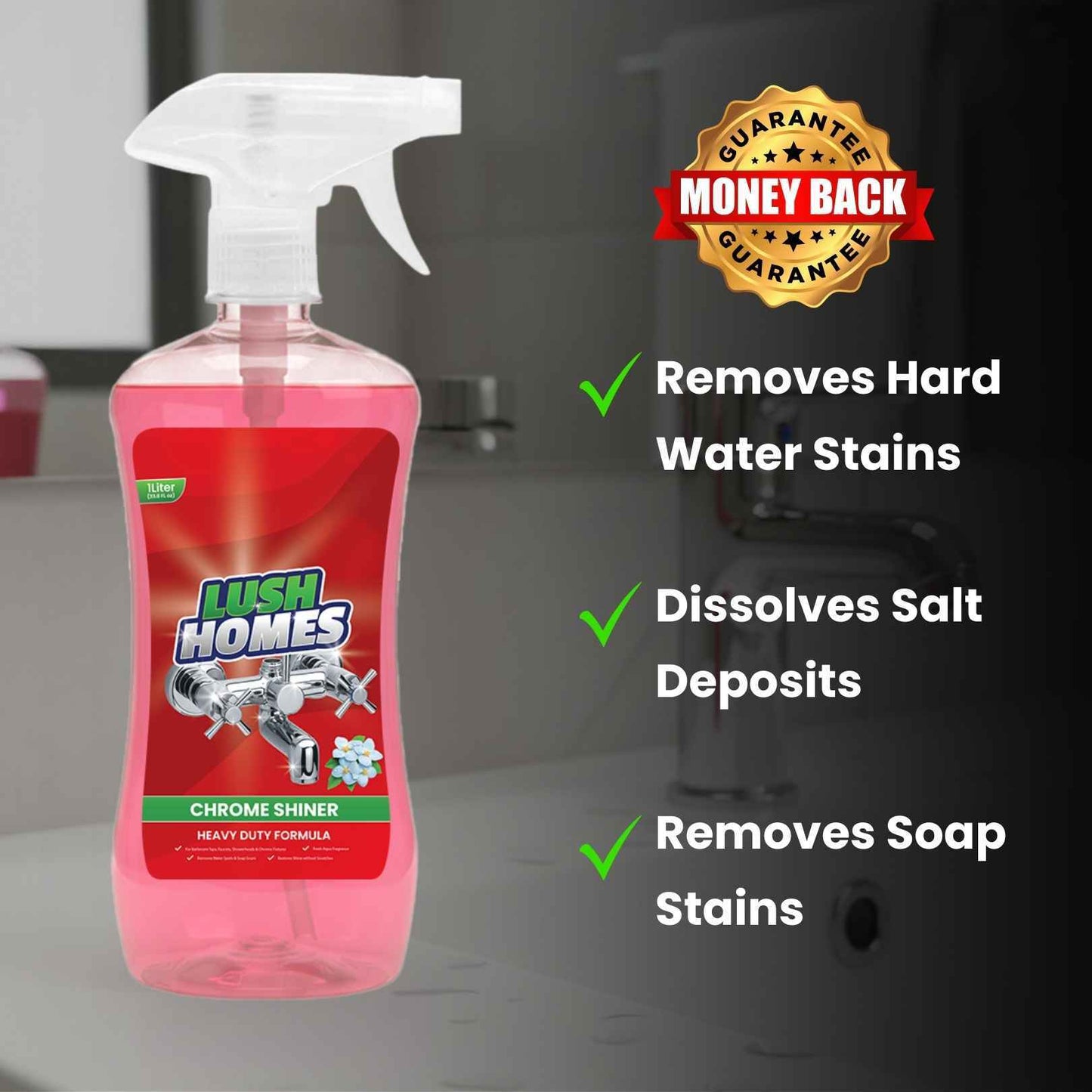 Chrome Taps Shiner® with Fresh Aqua Fragrance