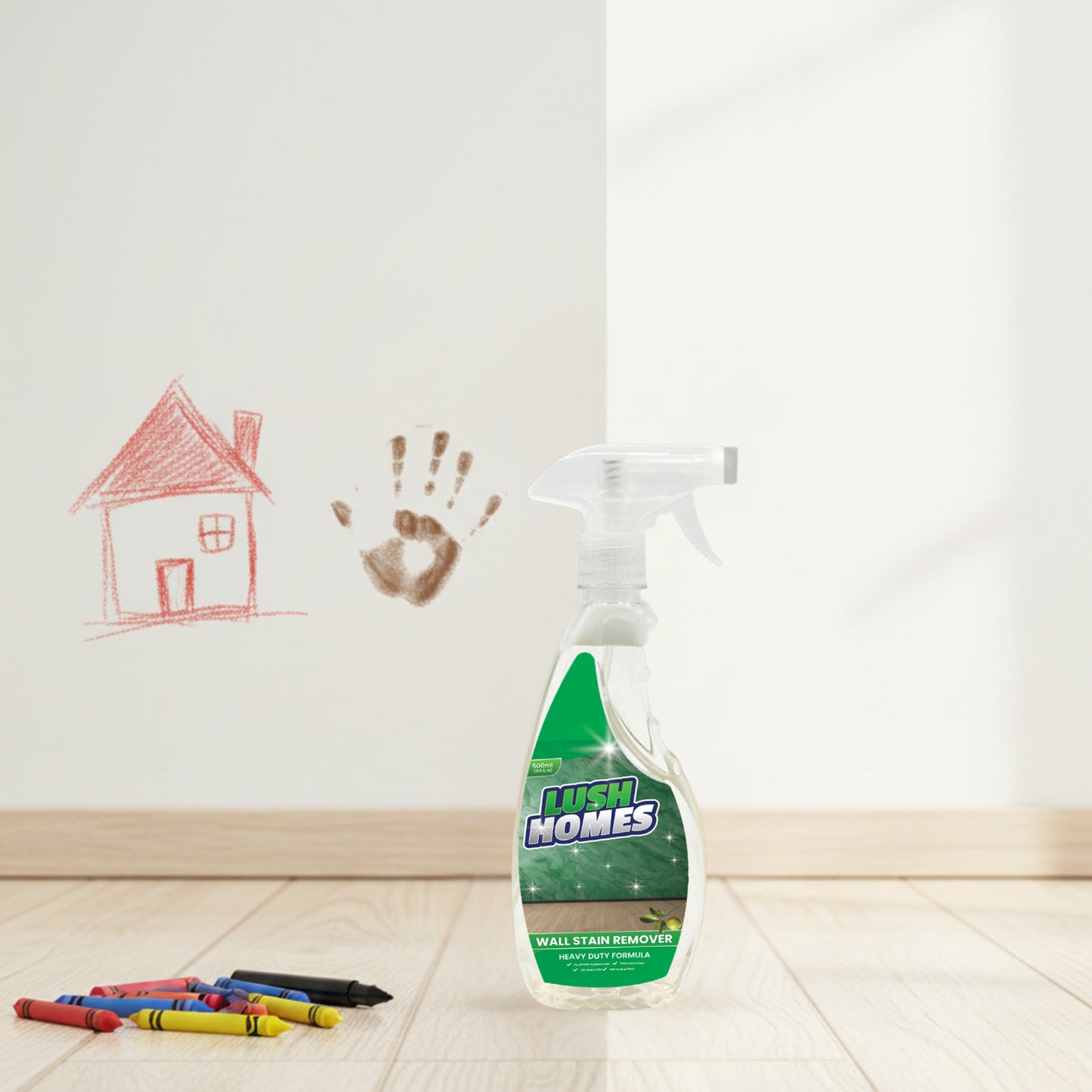 Wall Stain Remover with lemon fragrance