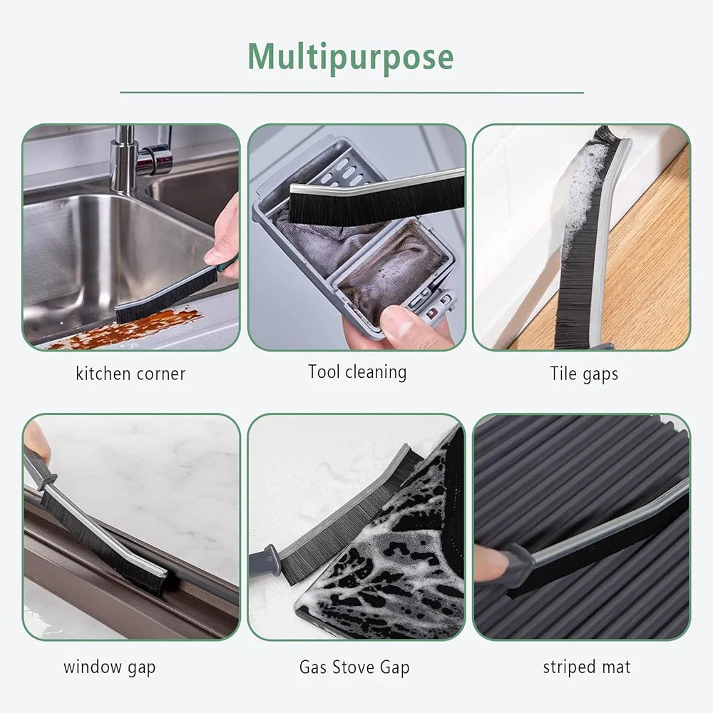 Degreaser Brushes - For Stoves Windows Tile & Grout Joints - Set of 2