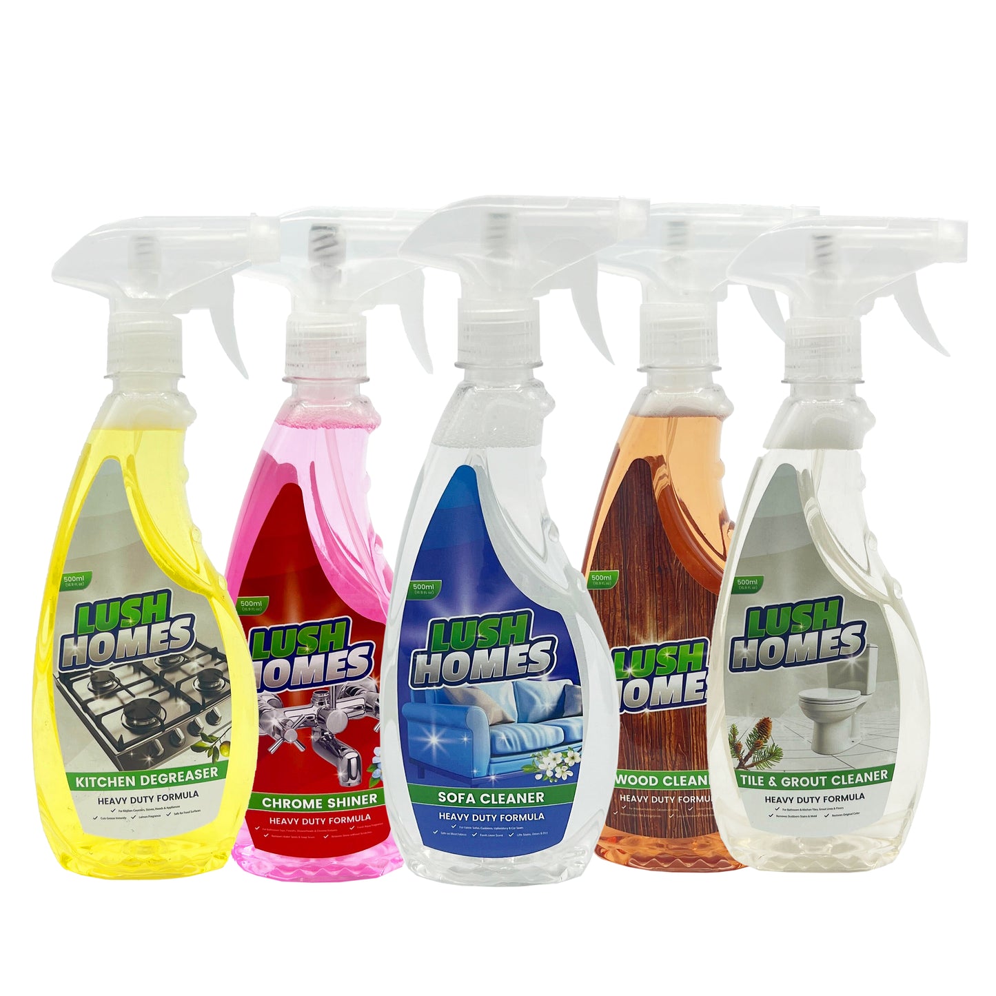 Mega Saving Bundle - All Five Cleaners 500 ML